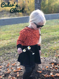 Little Kids Hooded Grow With Me Dress - PDF Sewing Pattern