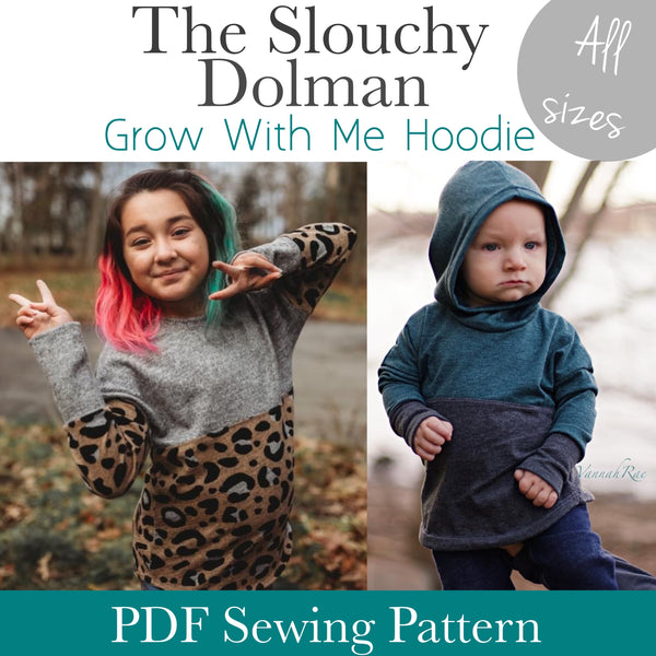 All Sizes Slouchy Dolman- PDF Apple Tree Sewing Pattern